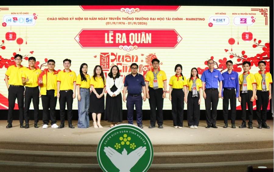 Chuyến xe Xuân tình nguyện UFM 2026 chính thức lăn bánh – Mang sắc vàng UFM đi muôn nơi 
